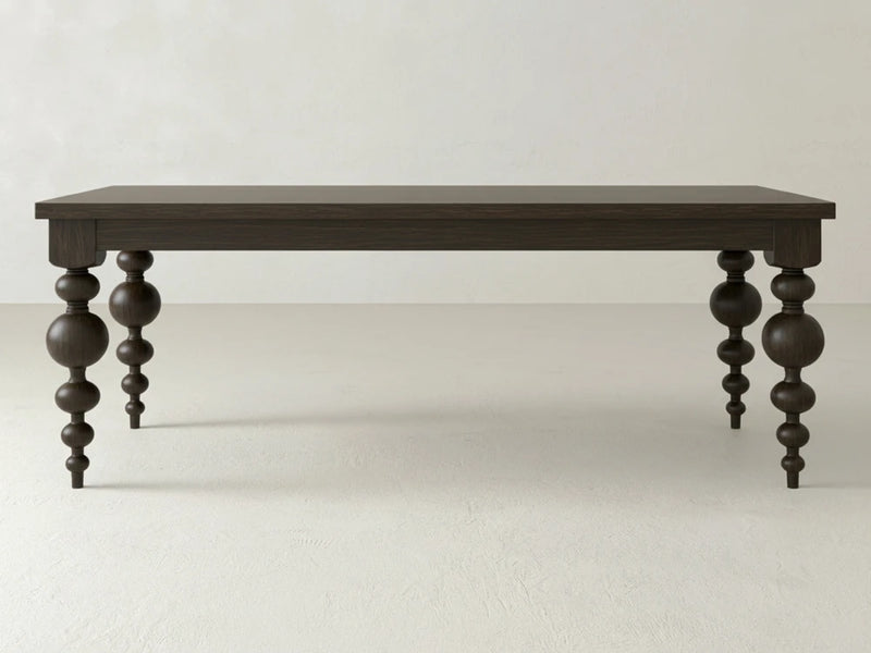 Olivia Dining Table - Espresso on Oak