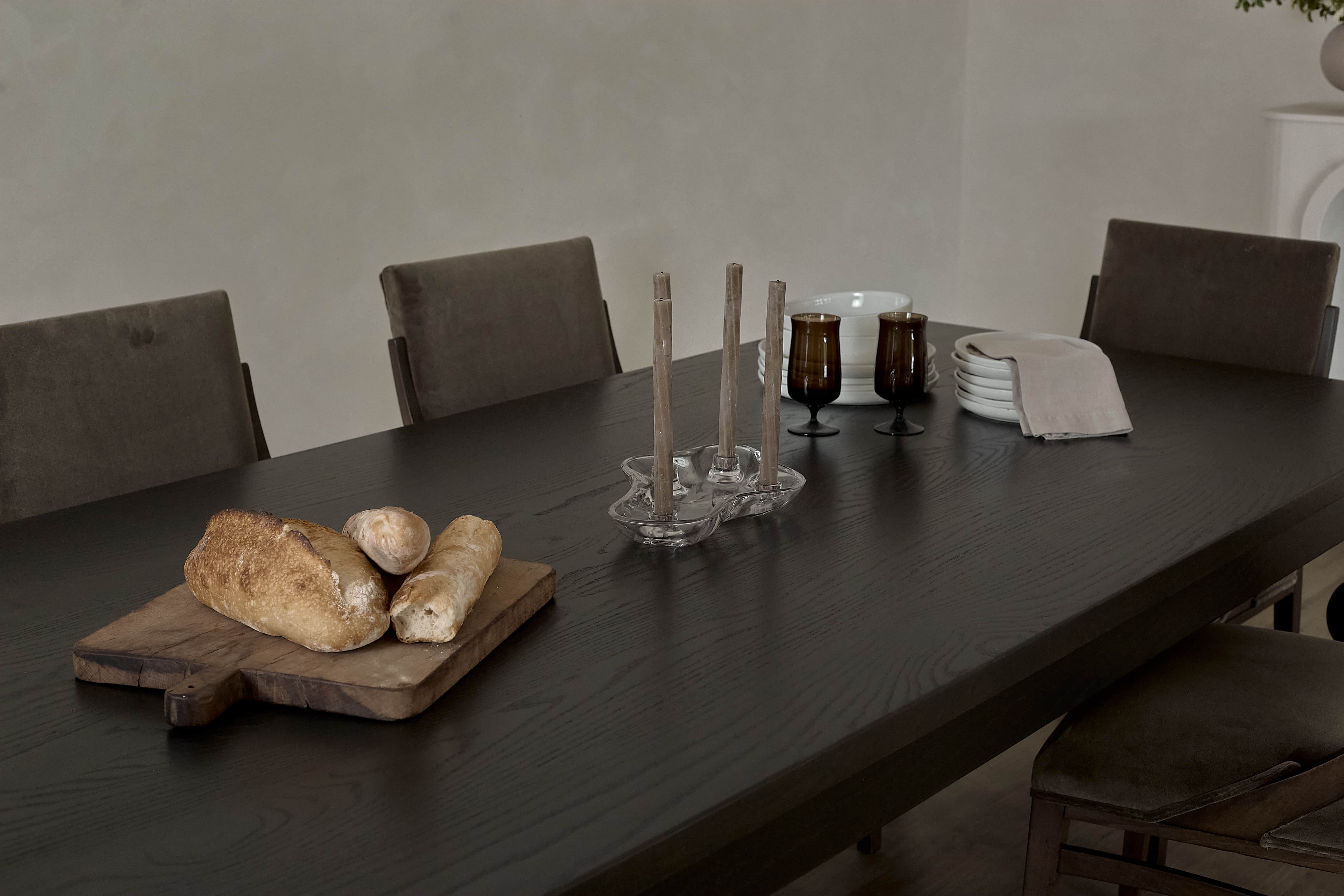 Olivia Expandable Dining Table - Oat on Oak