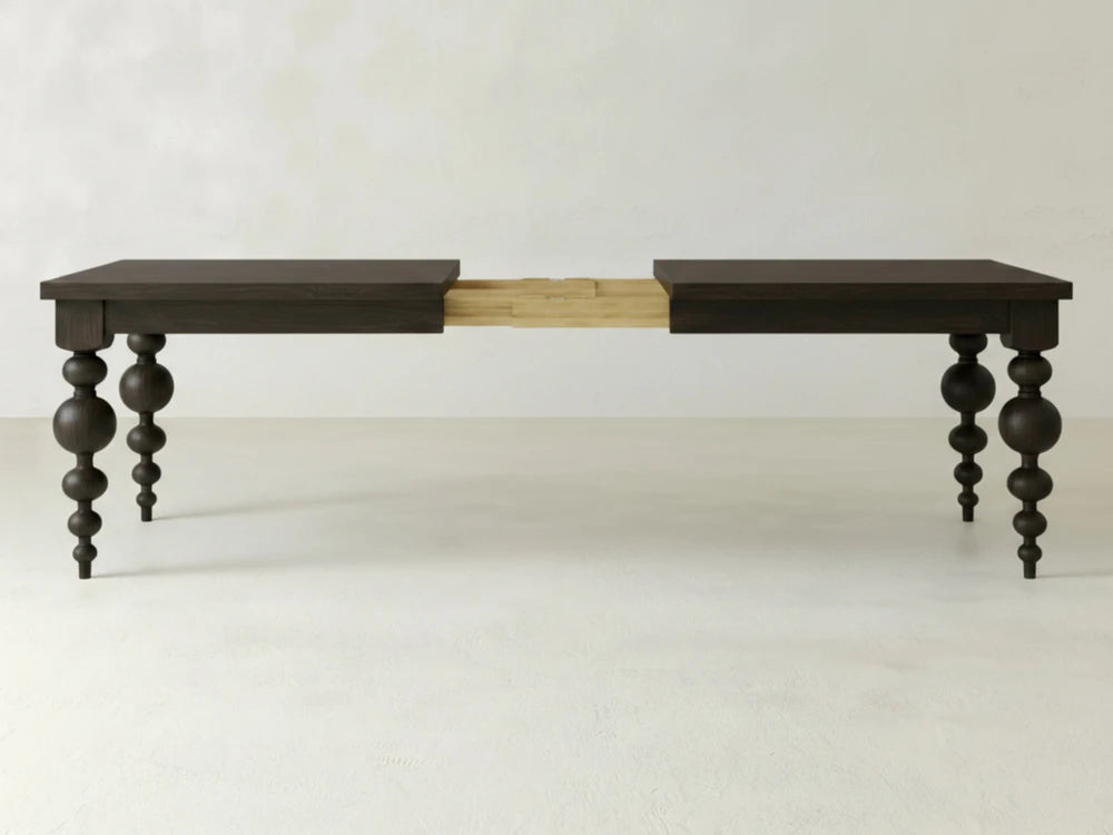 Olivia Expandable Dining Table - Espresso on Oak