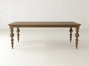 Olivia Petite Dining Table - Almond on Oak