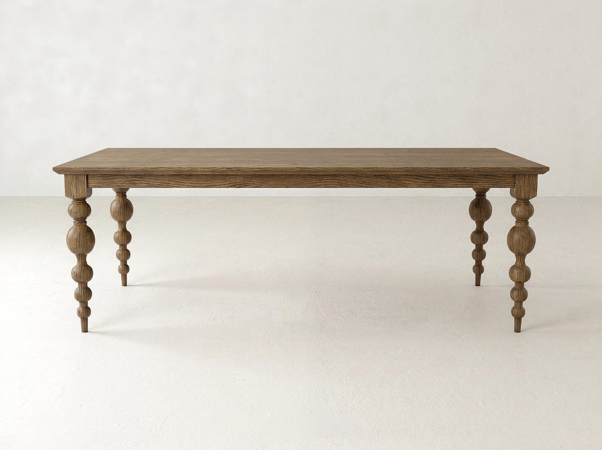 Olivia Petite Dining Table - Almond on Oak