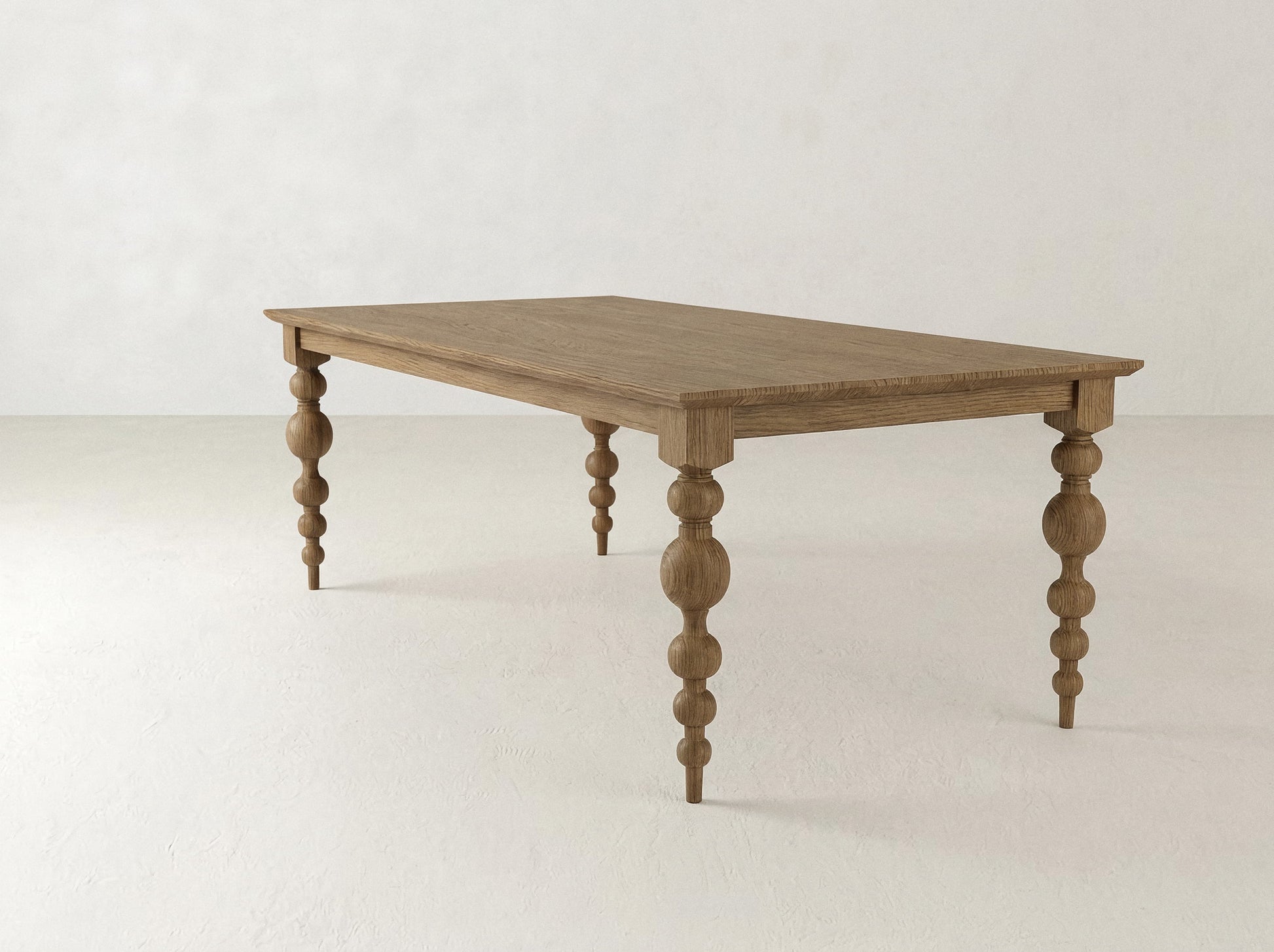 Olivia Petite Dining Table - Almond on Oak