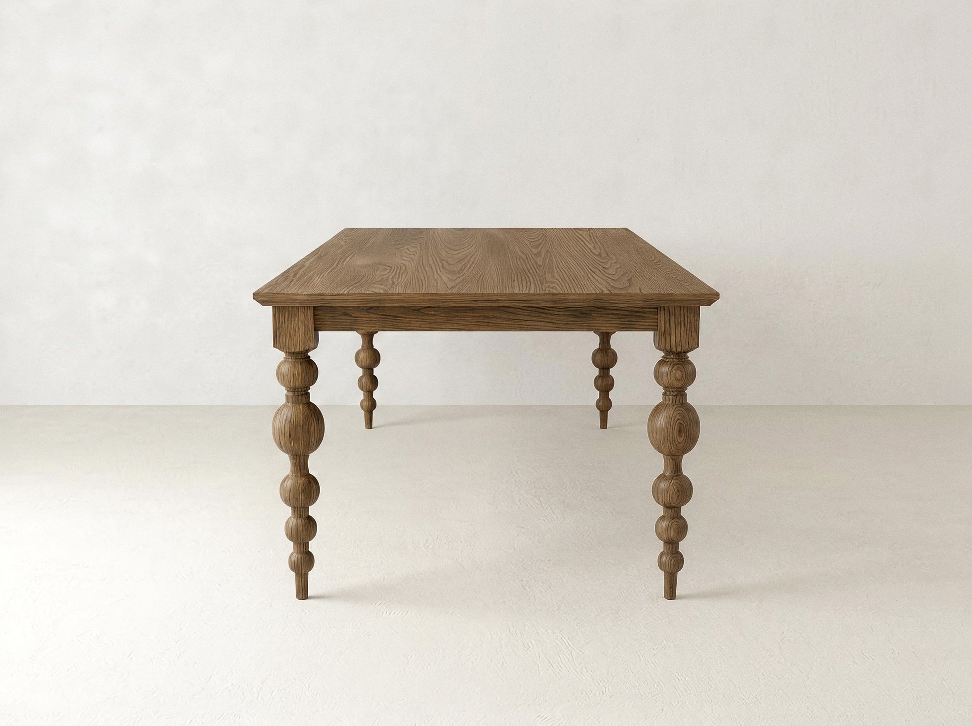 Olivia Petite Dining Table - Almond on Oak