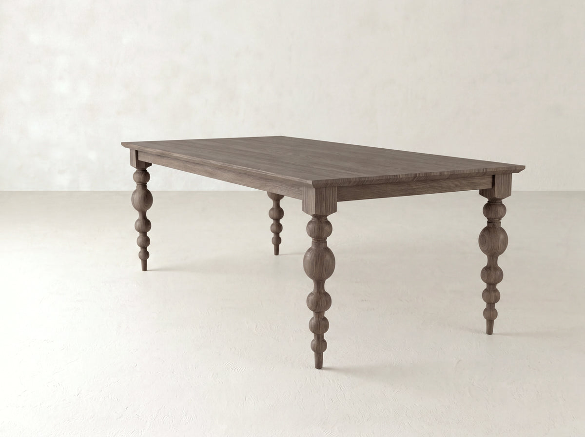 Olivia Petite Dining Table - Hazel on White Oak