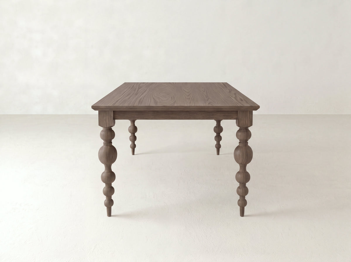 Olivia Petite Dining Table - Hazel on White Oak