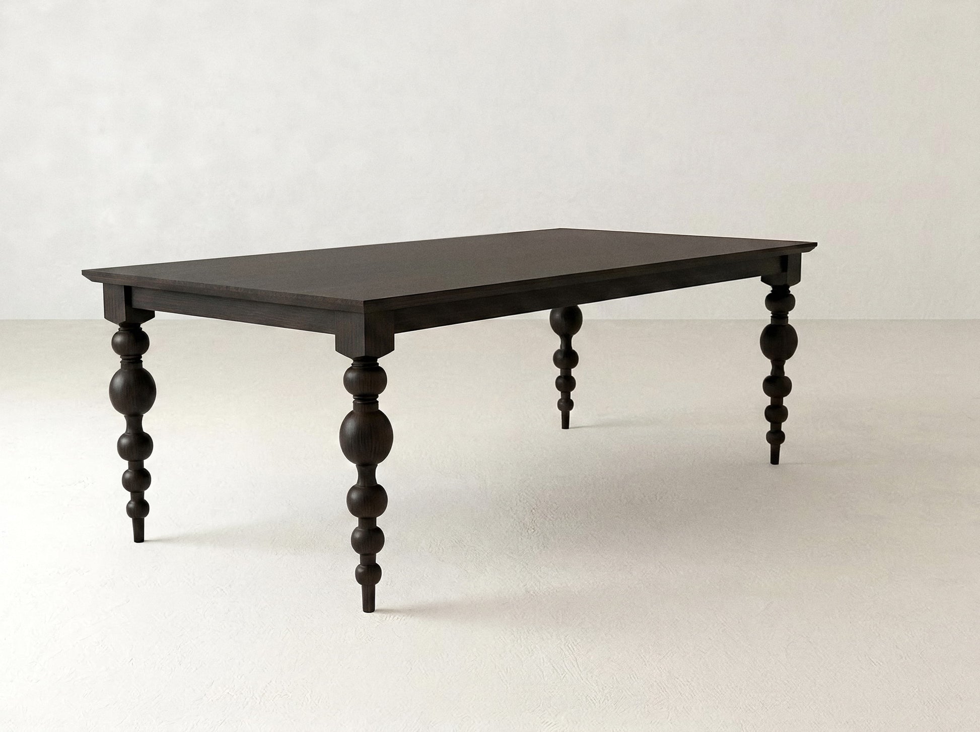 Olivia Petite Dining Table - Espresso on Oak