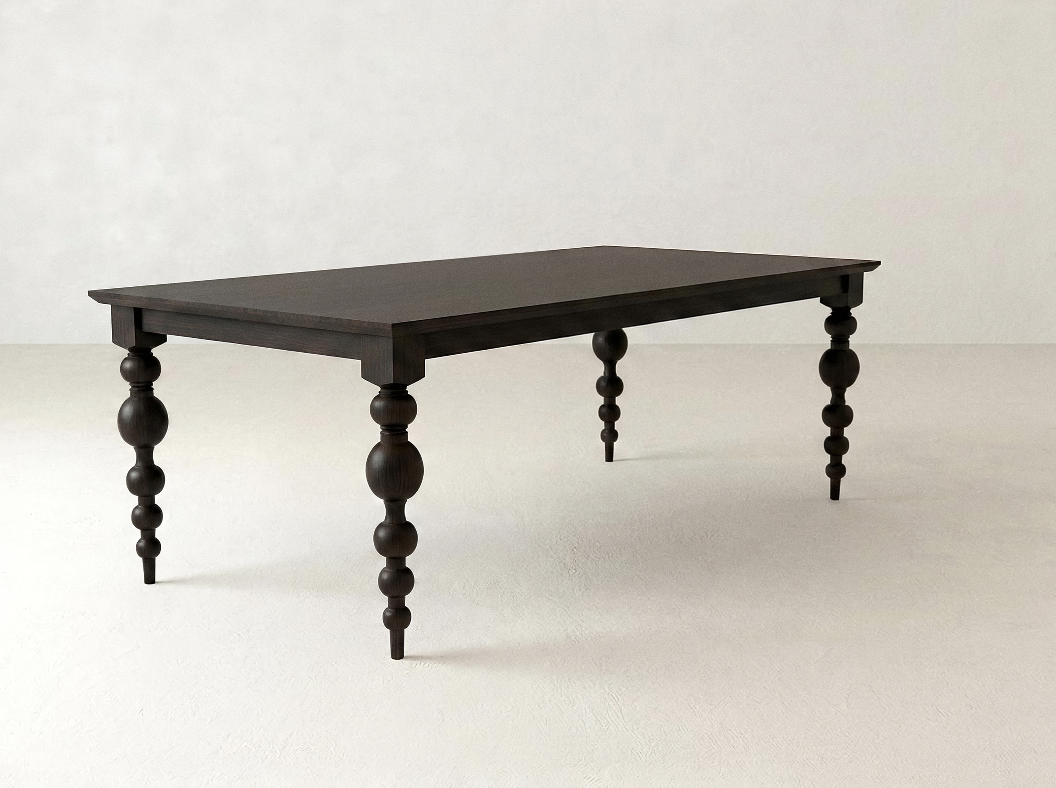 Olivia Petite Dining Table - Espresso on Oak
