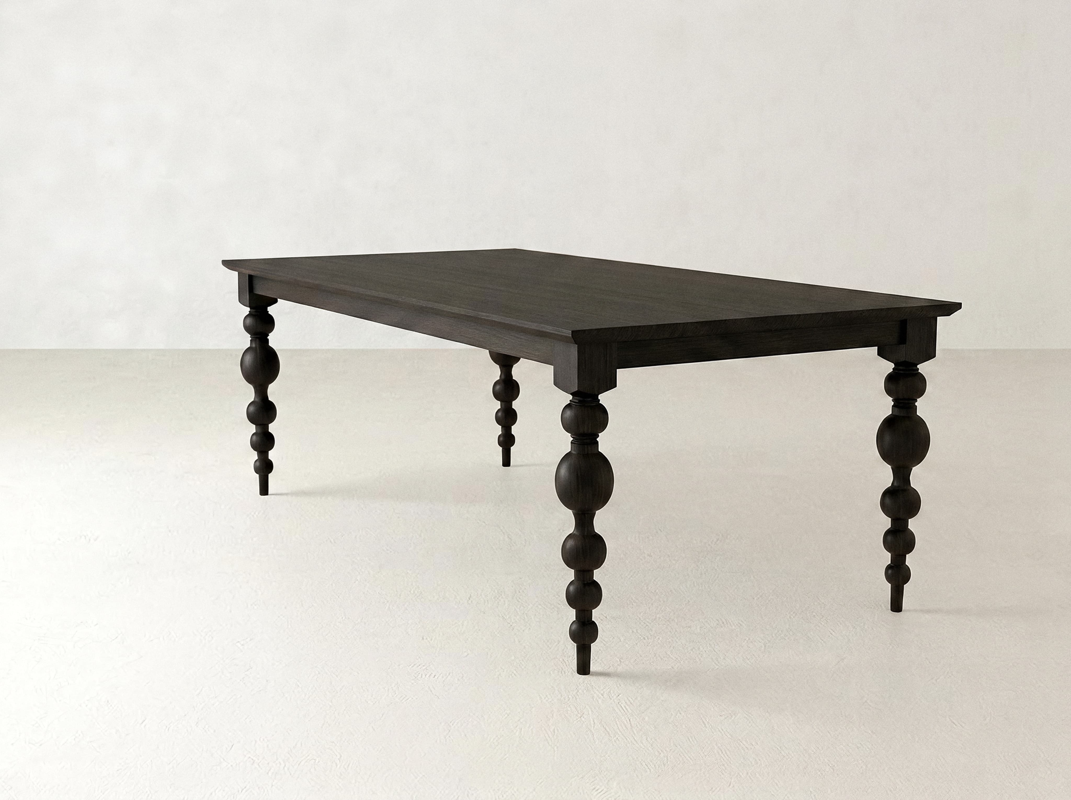 Olivia Petite Dining Table - Espresso on Oak