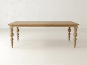 Olivia Petite Dining Table - Oat on Oak