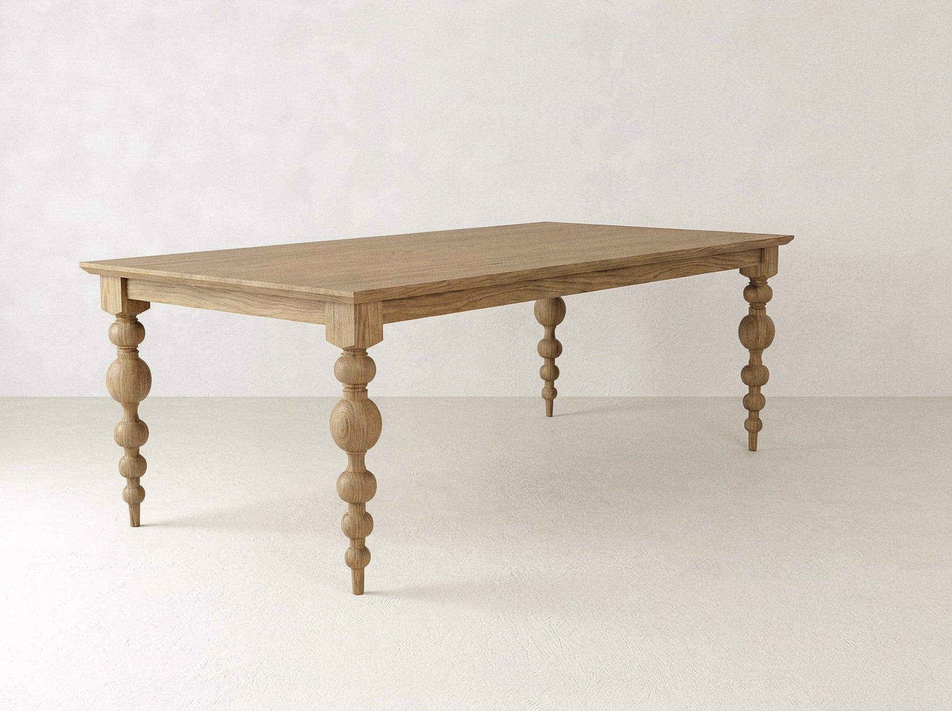 Olivia Petite Dining Table - Oat on Oak
