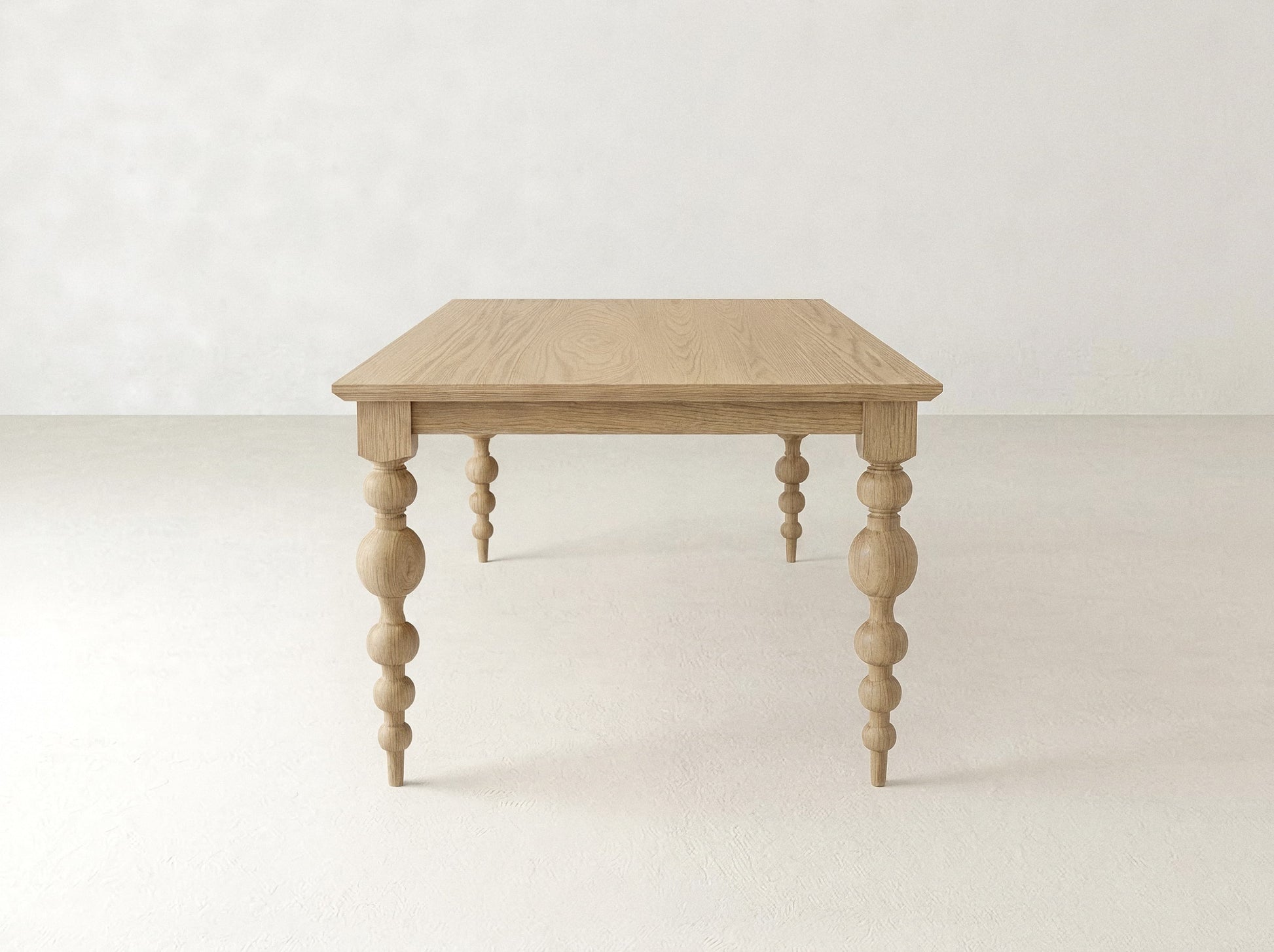 Olivia Petite Dining Table - Oat on Oak