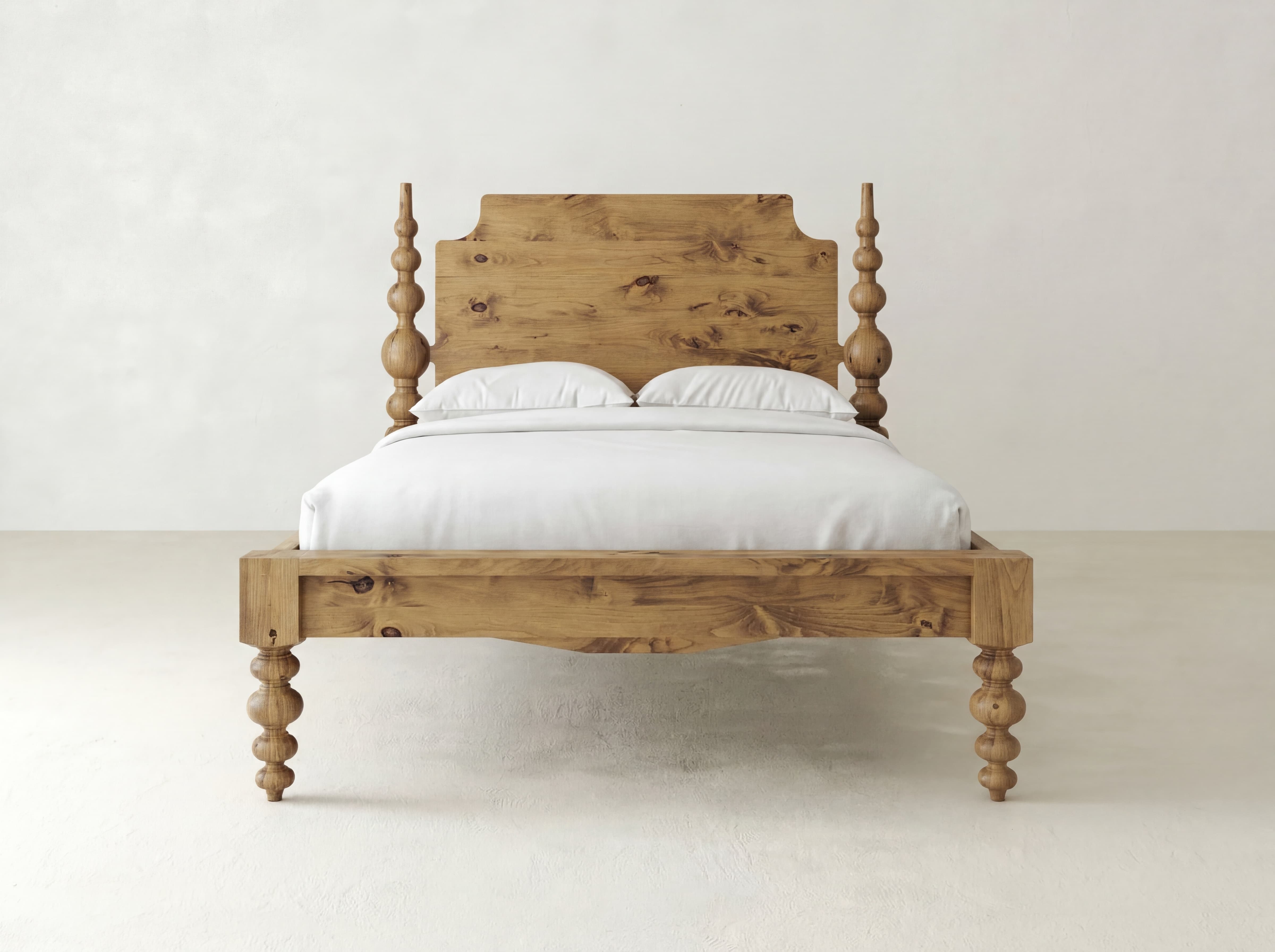 Olivia Poster Bed - Harvest Wheat on Alder