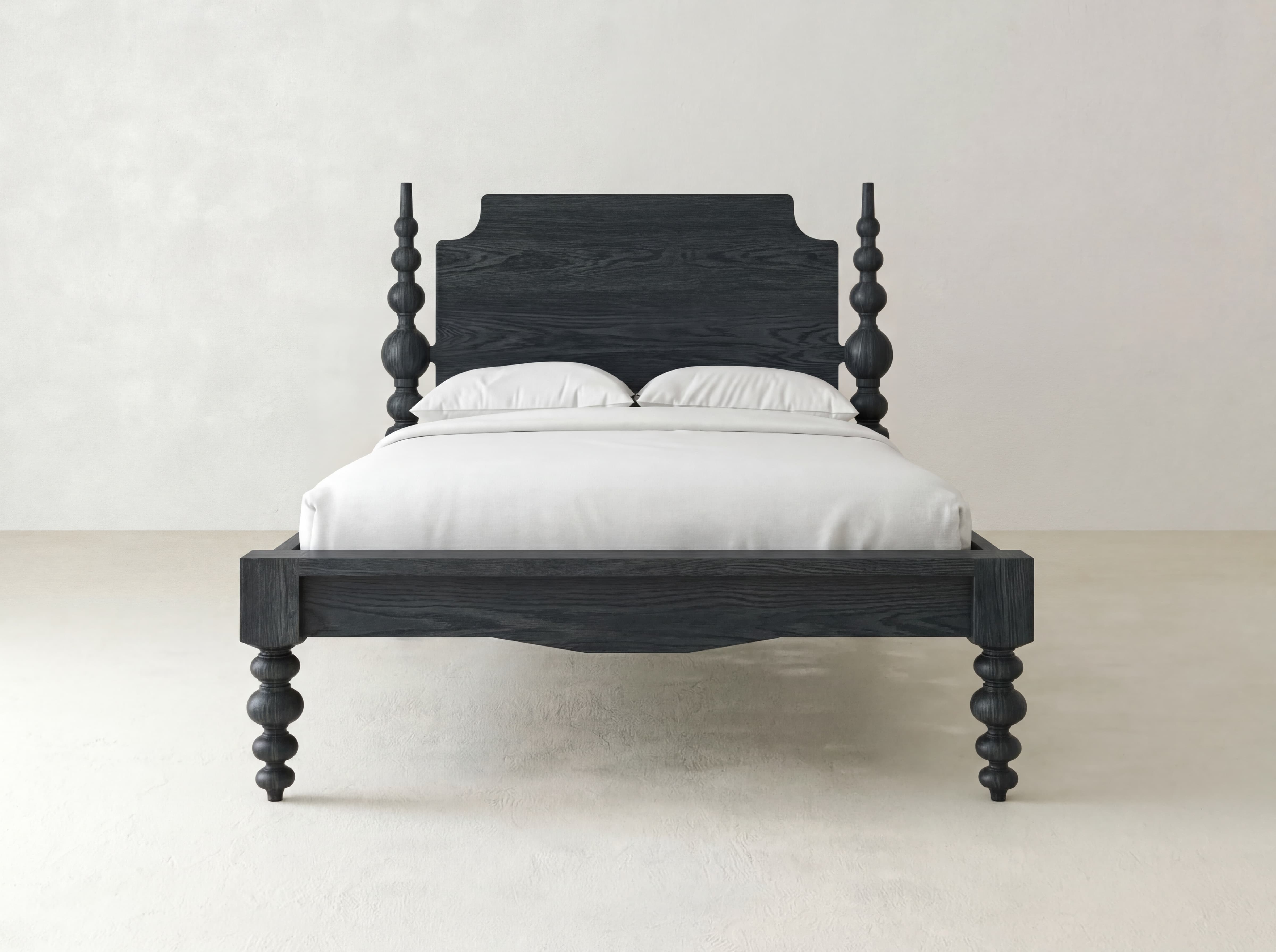 Olivia Poster Bed - Espresso on Oak