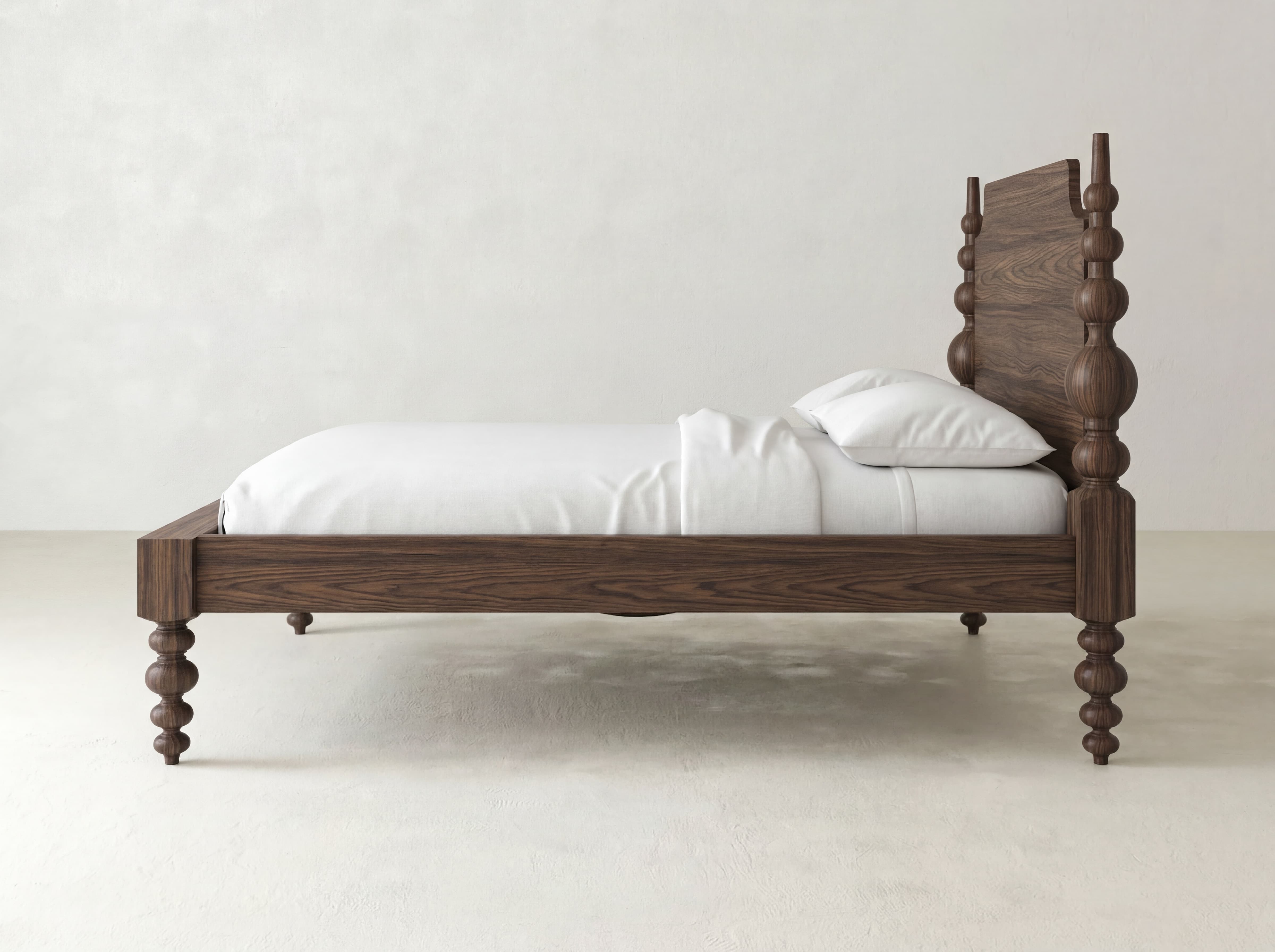 Olivia Poster Bed - Sable on Oak