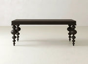 Olivia Sofa Table - Espresso on Oak