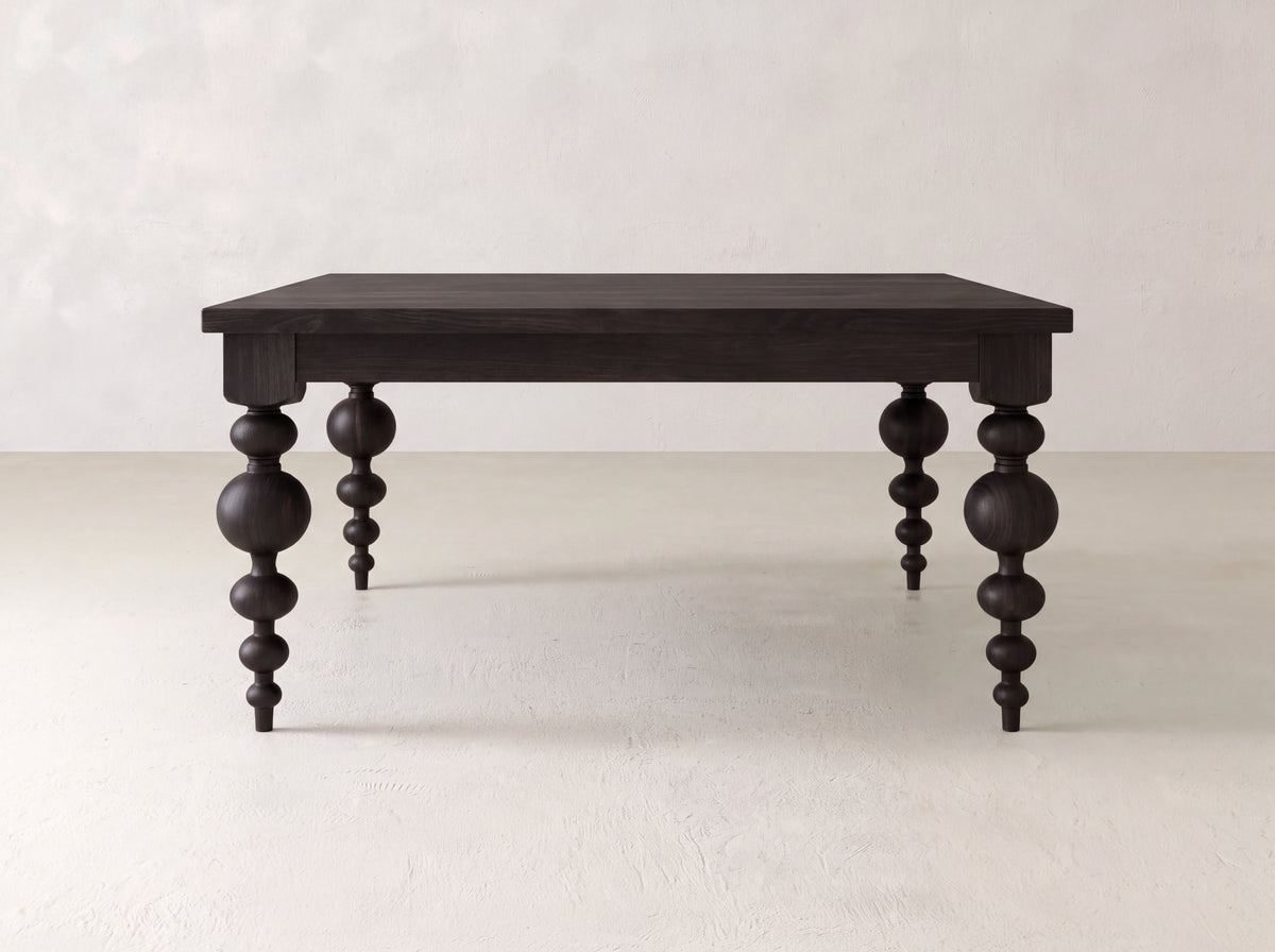 Olivia Square Dining Table - Umber on Black Walnut