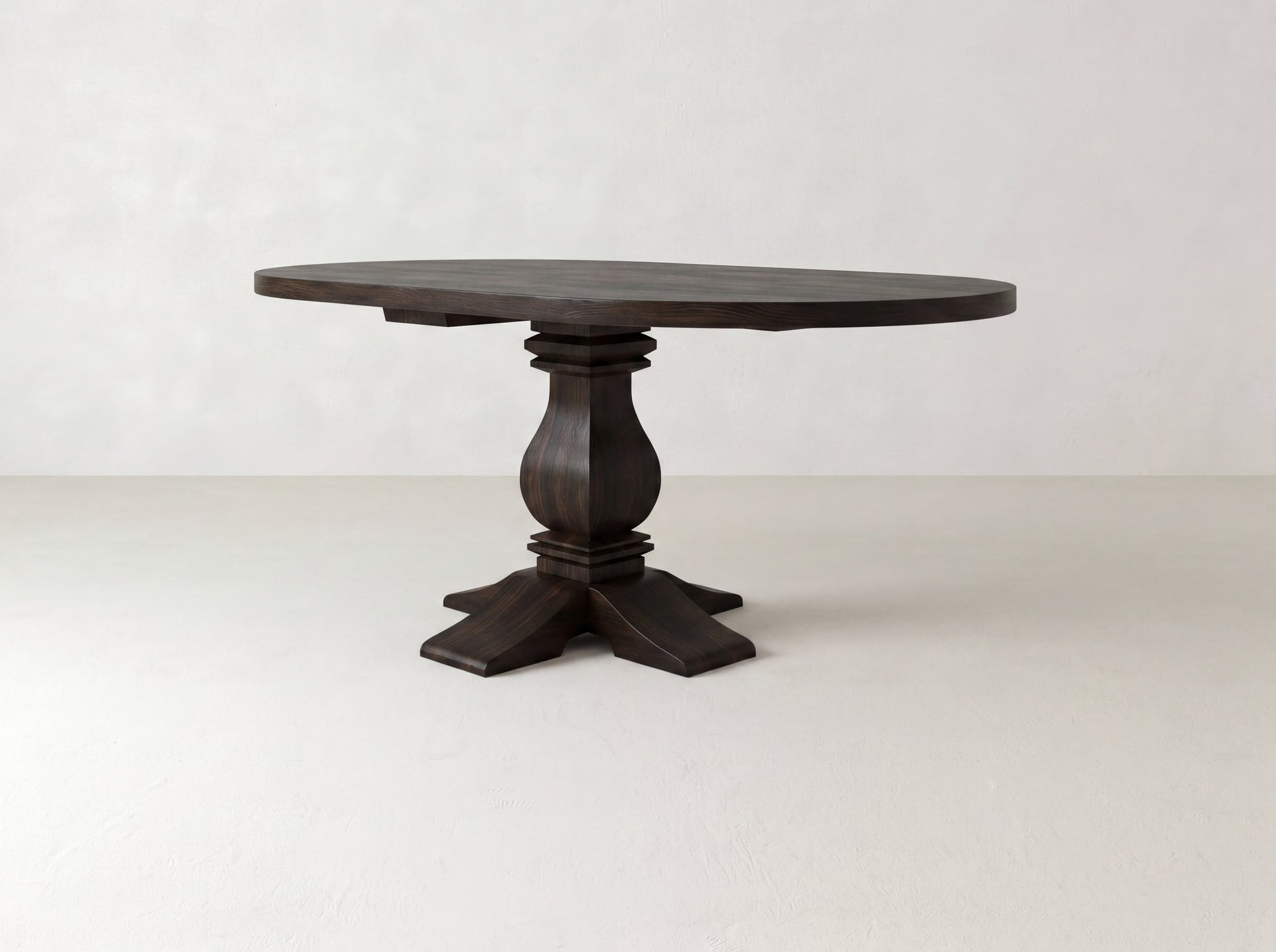 Heirloom Oval Dining Table - Espresso on Oak