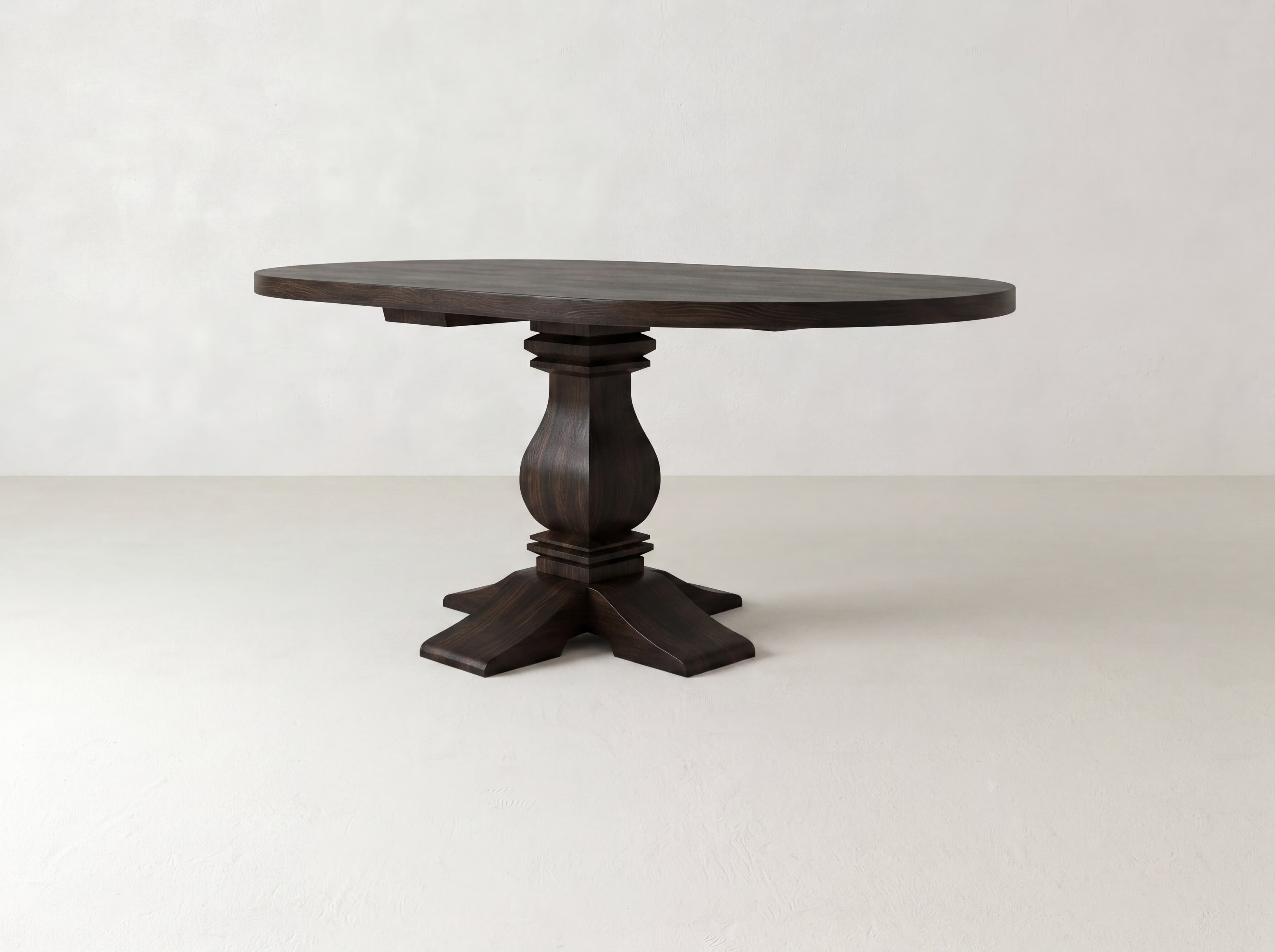 Heirloom Oval Dining Table - Espresso on Oak