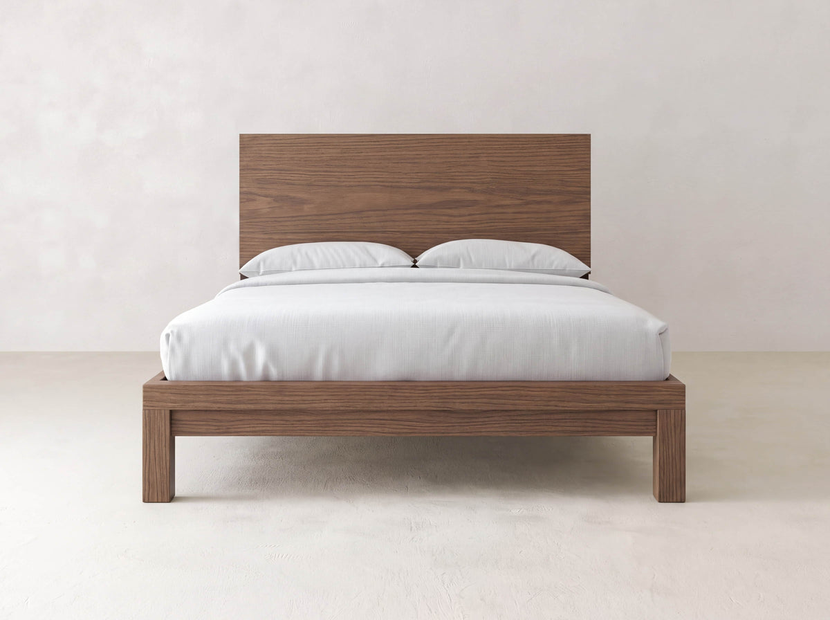 Sawyer Bed - Almond on Oak