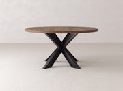 Shiloh Round Dining Table - Almond on Oak