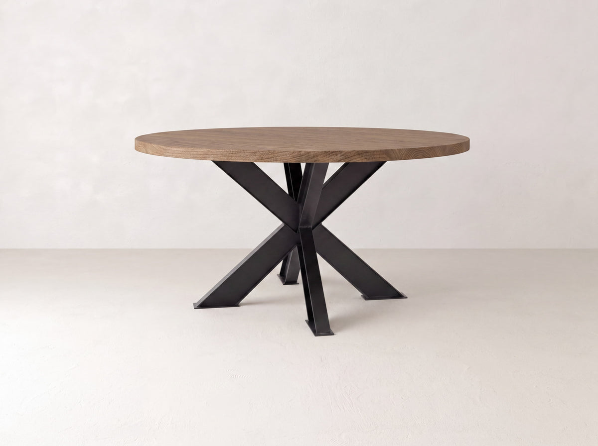 Shiloh Round Dining Table - Almond on Oak