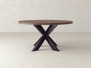 Shiloh Round Dining Table - Hazel on White Oak