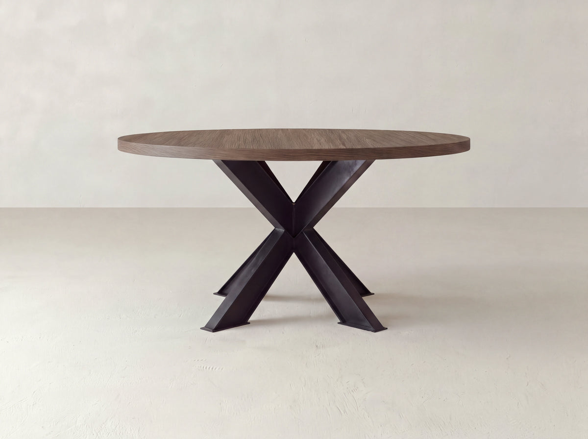 Shiloh Round Dining Table - Hazel on White Oak