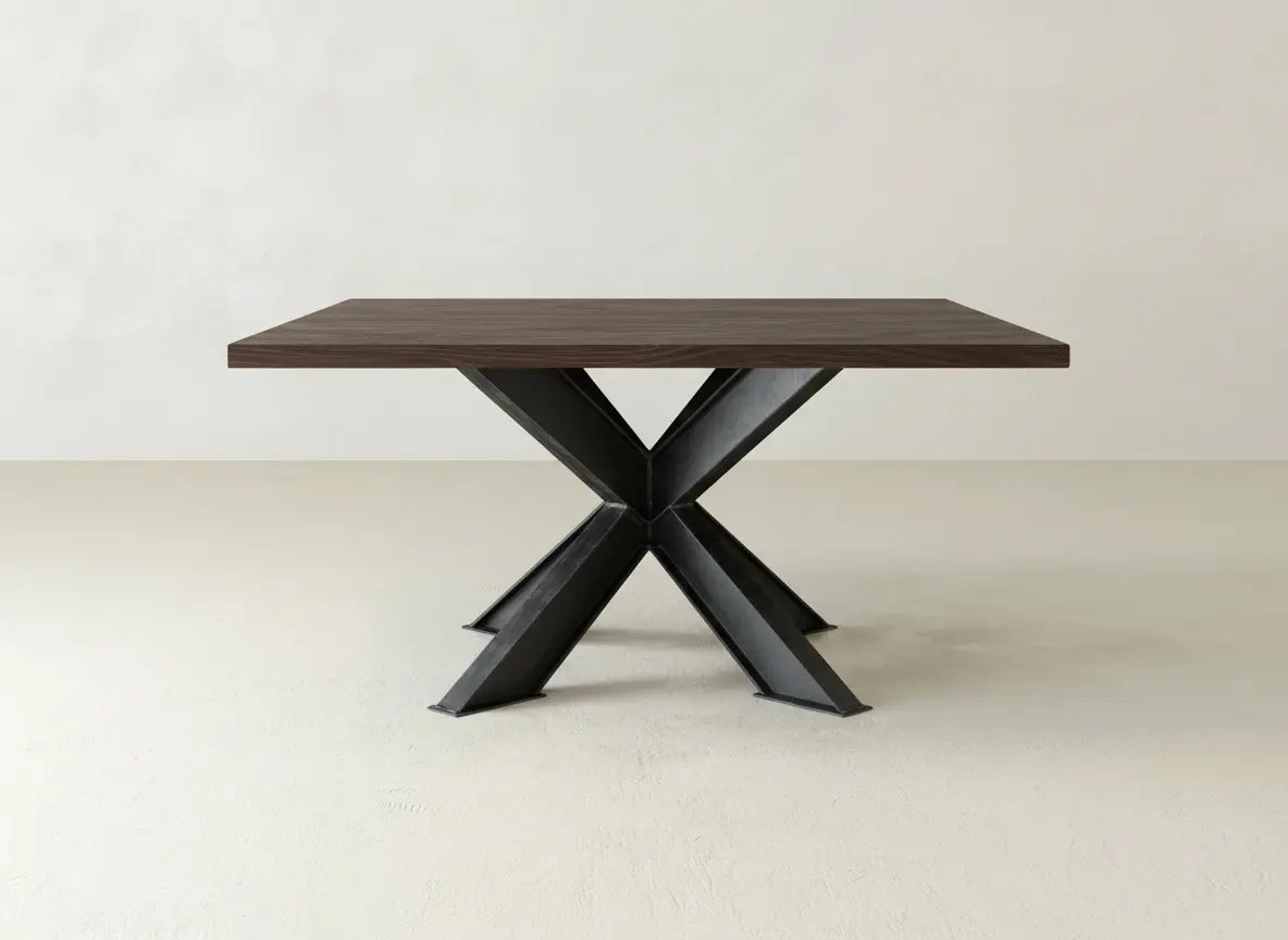 Shiloh Square Dining Table - Sable on Oak