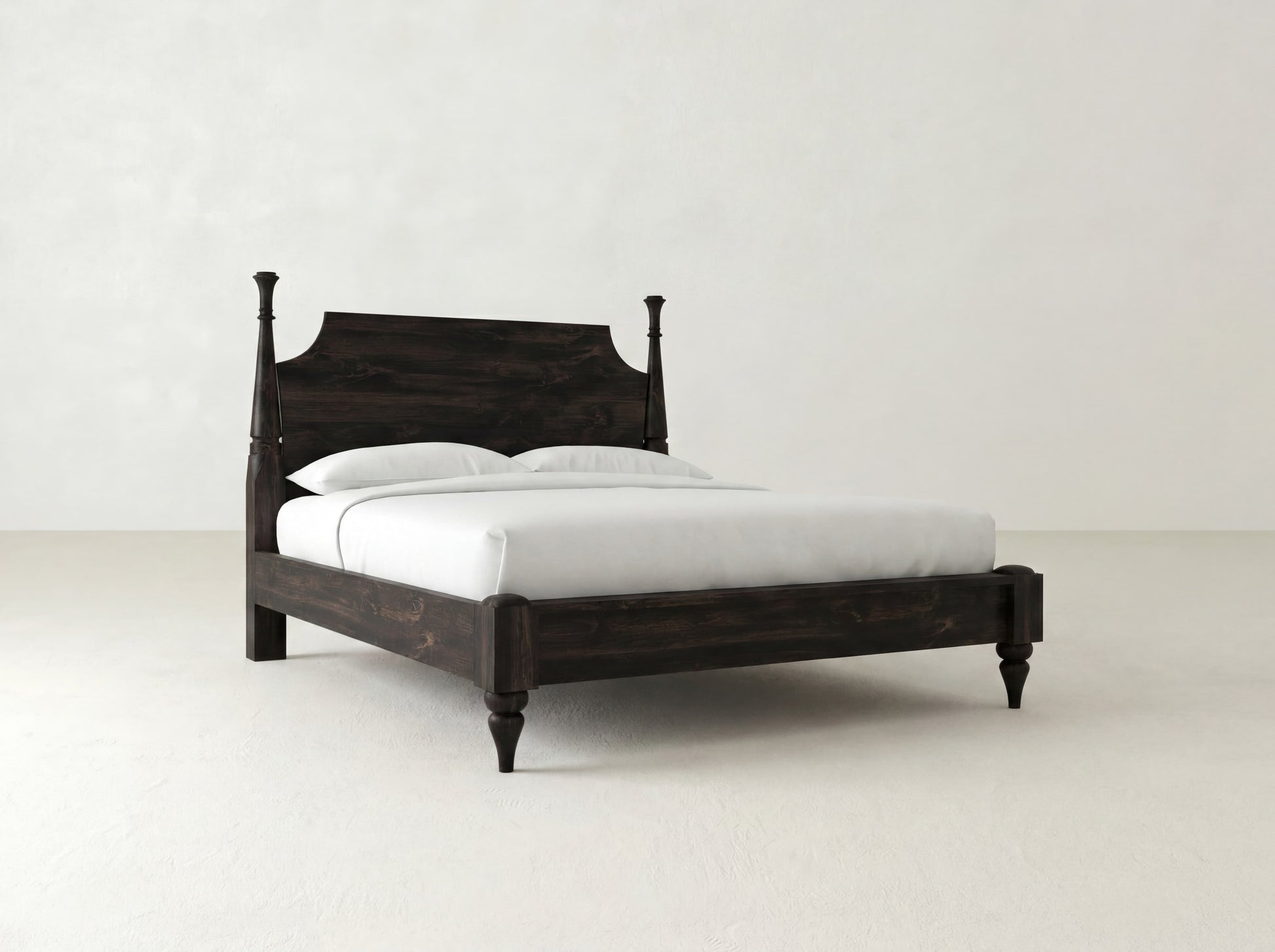 Stella Bed - Charred Ember on Alder