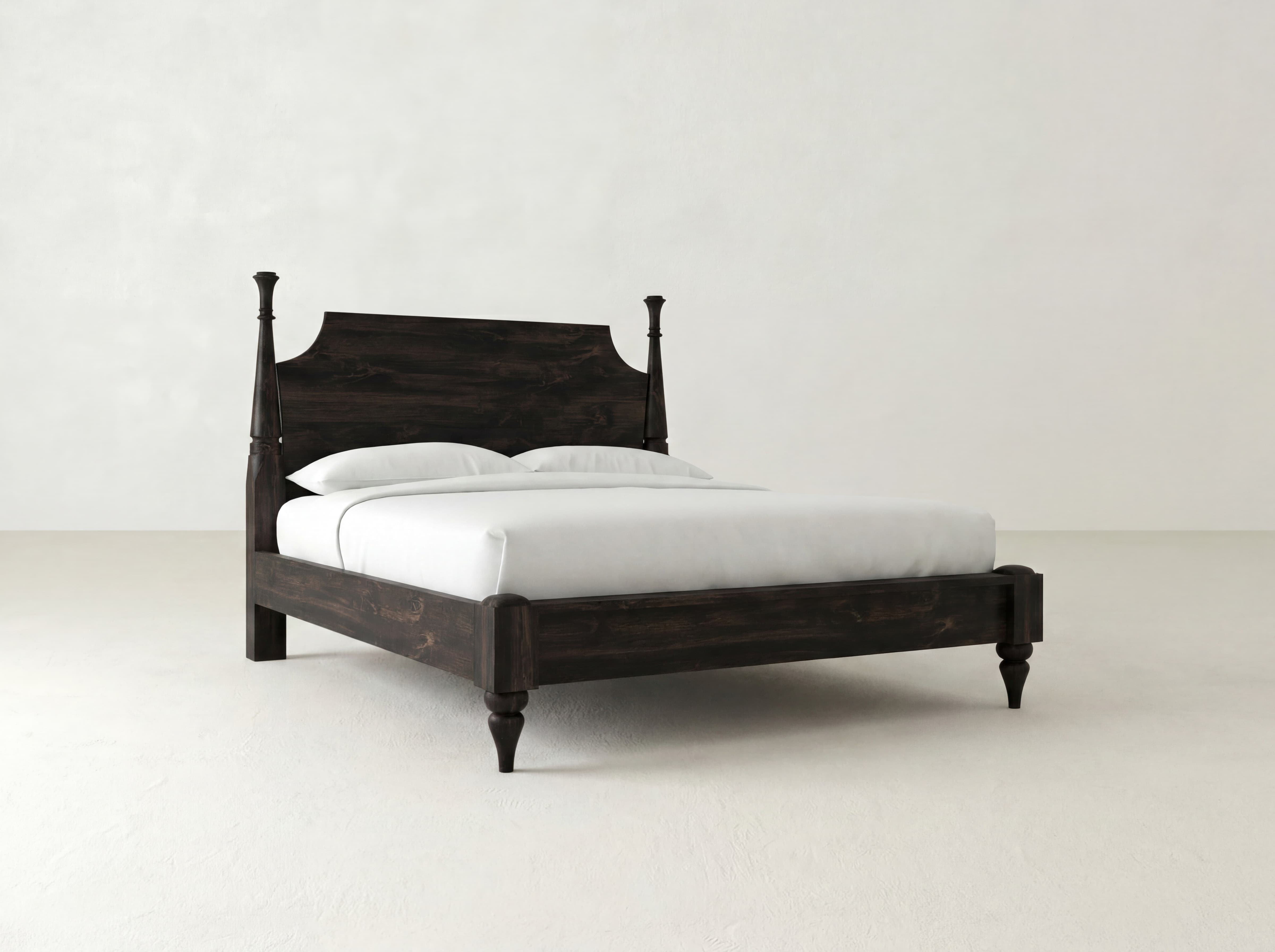 Stella Bed - Charred Ember on Alder