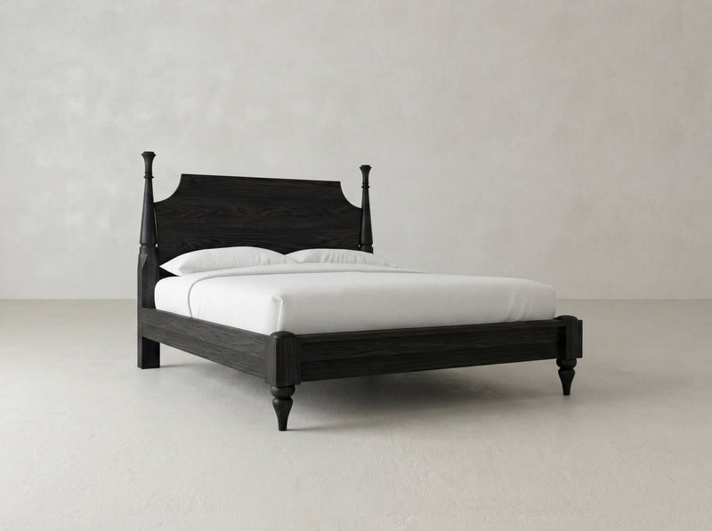Stella Bed - Espresso on Oak