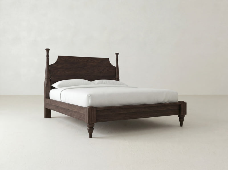 Stella Bed - Sable on Oak