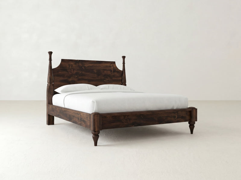 Stella Bed - Tobacco on Alder