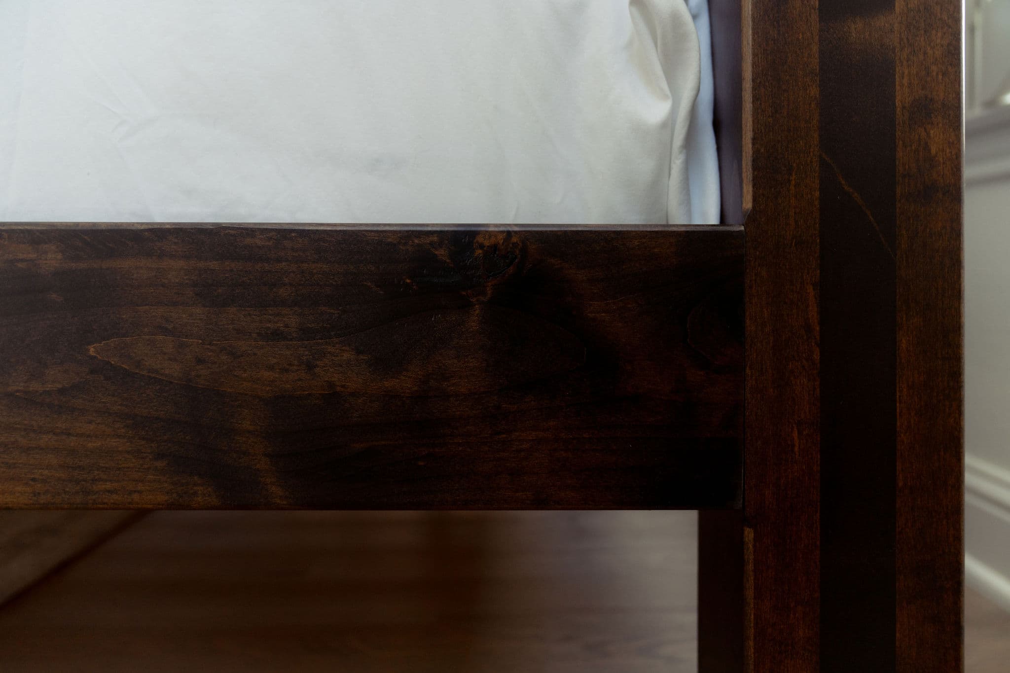Stella Bed - Almond on Oak