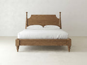 Stella Bed - Almond on Oak