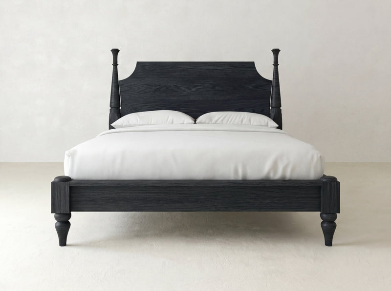 Stella Bed - Espresso on Oak