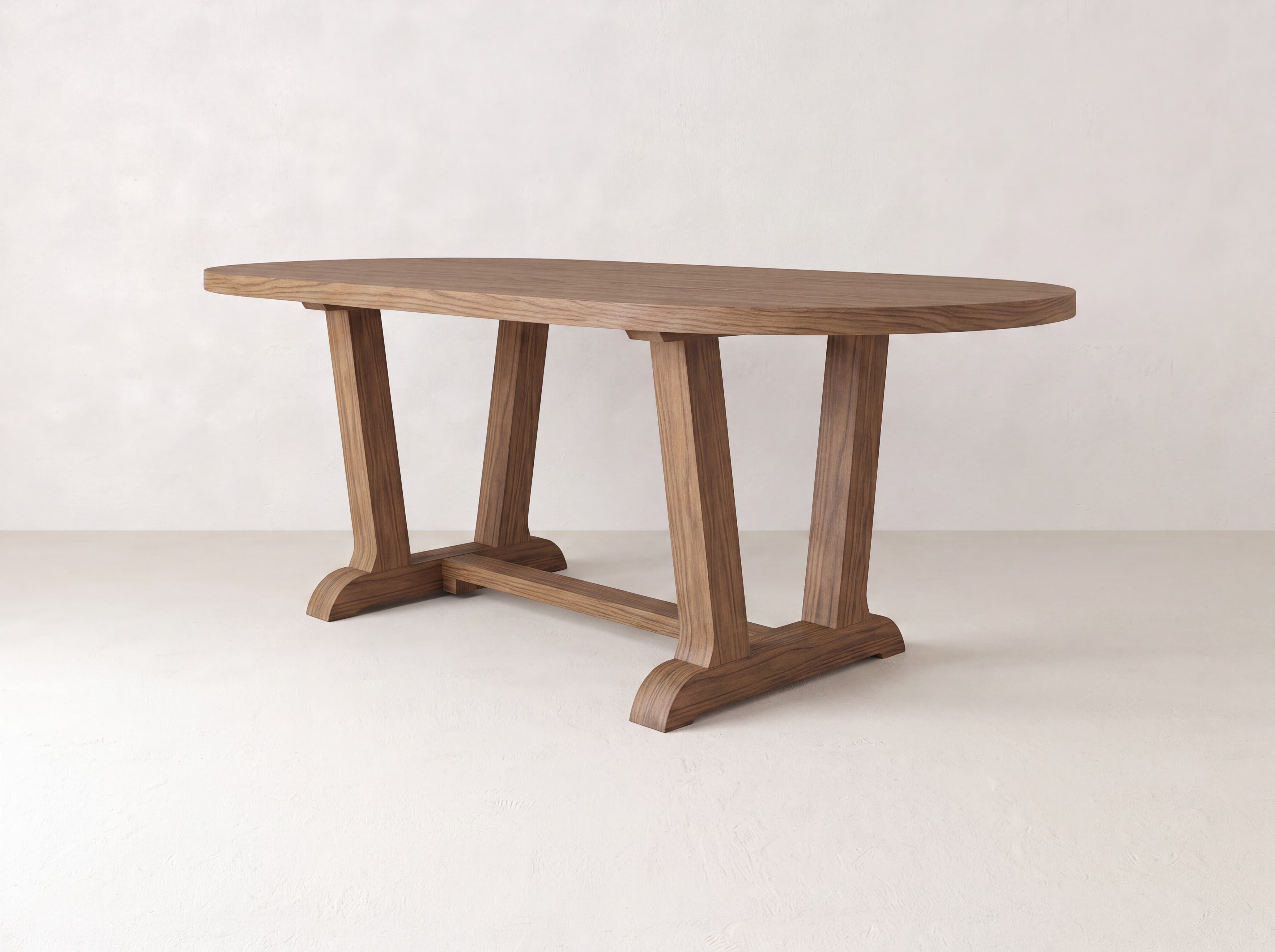 Thaden Oval Dining Table - Almond on Oak