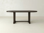 Thaden Oval Dining Table - Espresso on Oak