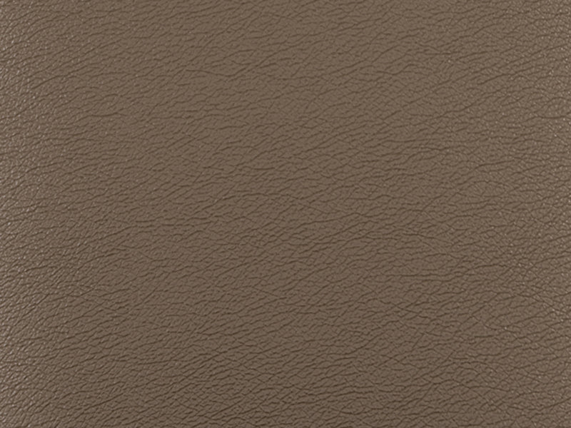 Close-up of Toffee - Leather Swatch by James+James, featuring cool-toned brown leather with a natural, slightly pebbled grain and subtle creases that highlight its supple, buttery texture.