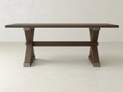 Trestle Dining Table - Sable on Oak