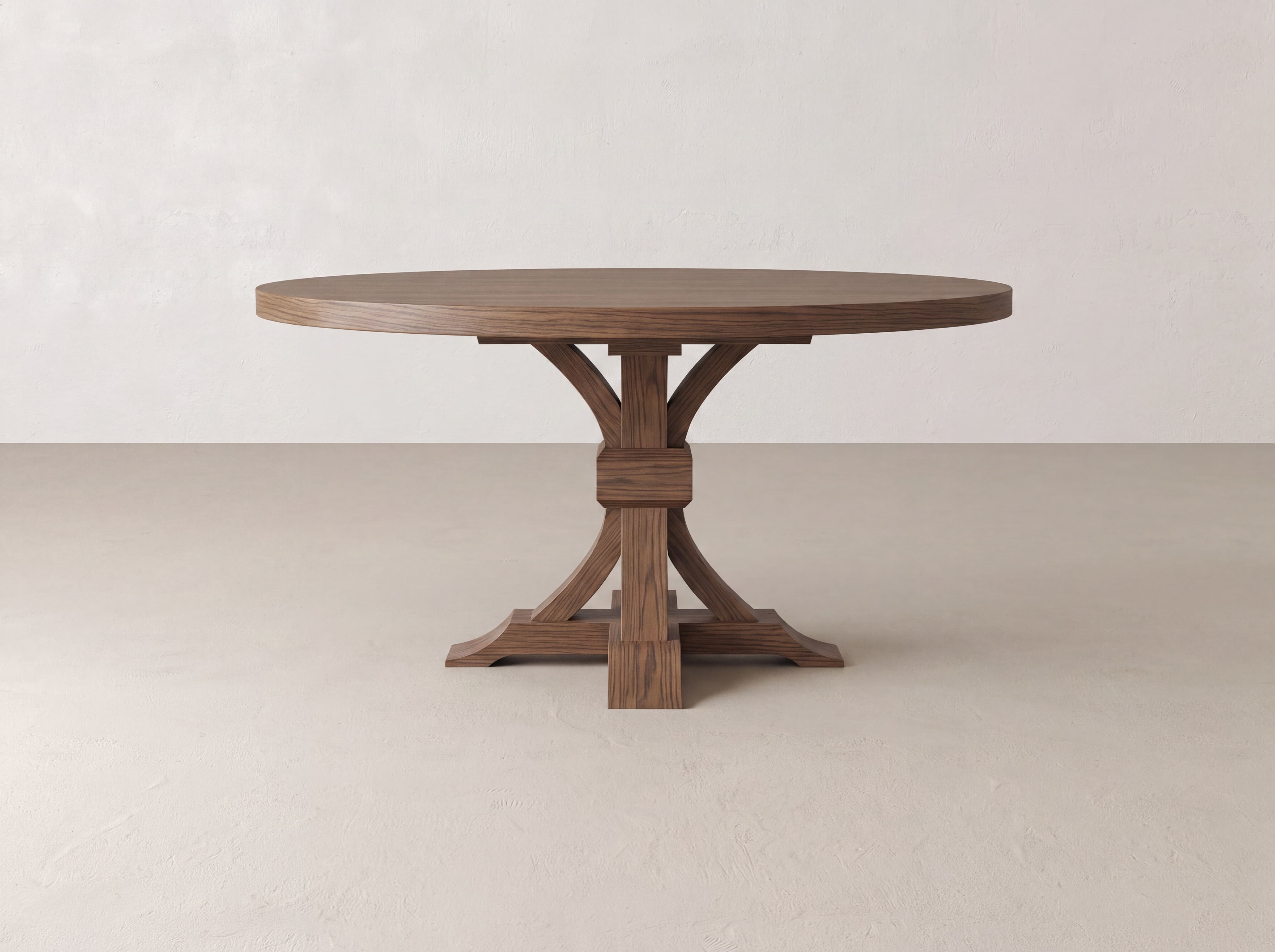Violet Round Dining Table - Almond on Oak