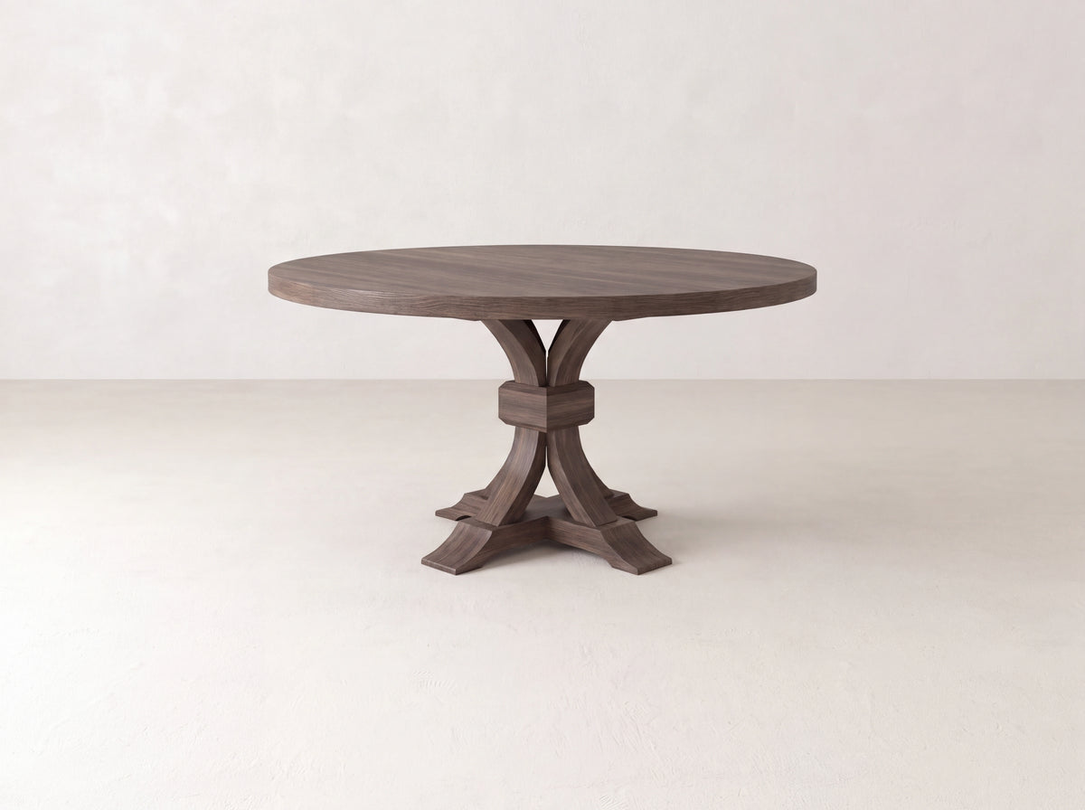 Violet Round Dining Table - Hazel on White Oak