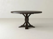 Violet Round Dining Table - Espresso on Oak