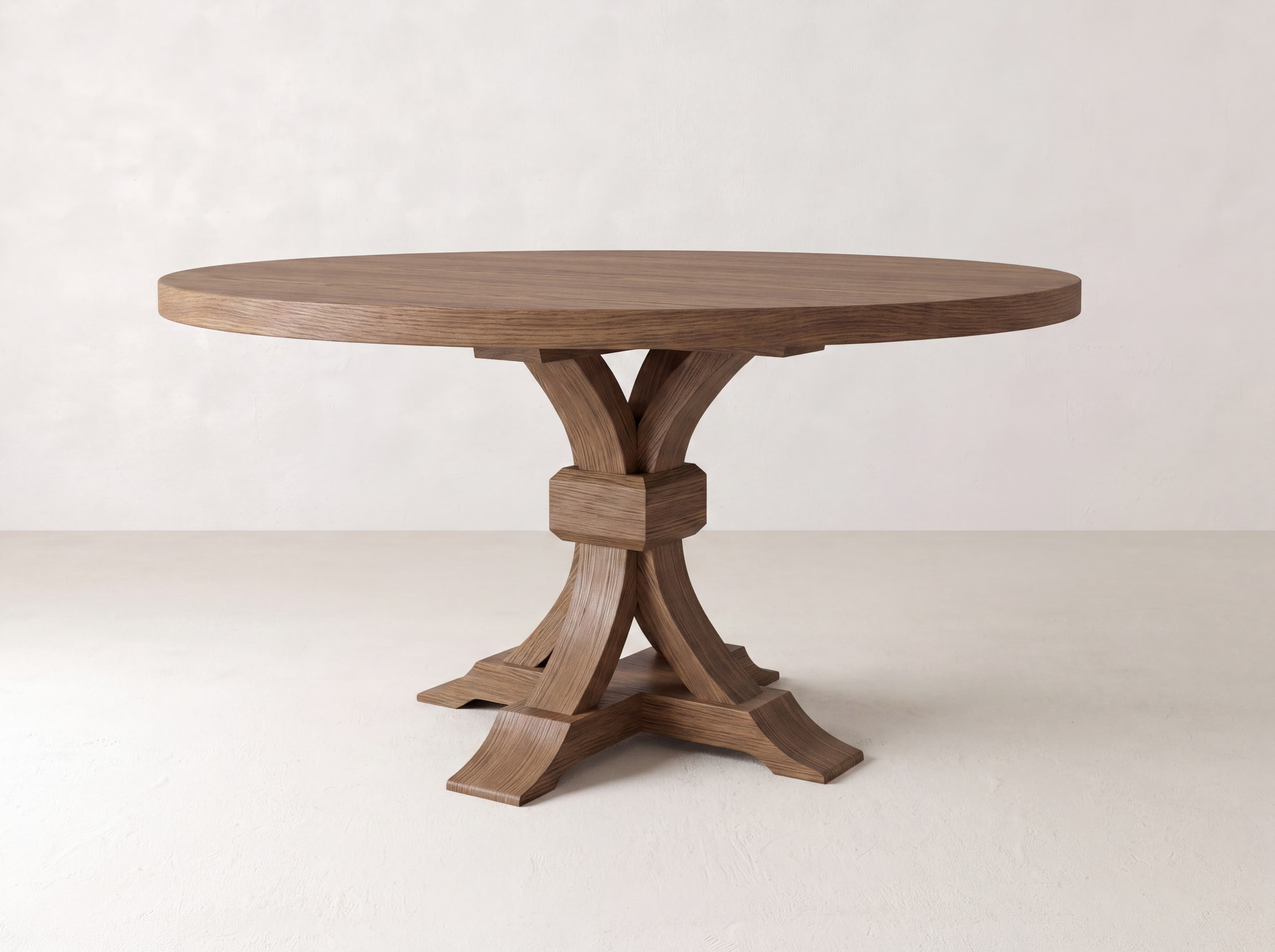 Violet Round Dining Table - Almond on Oak
