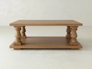 Vivien Coffee Table - Oat on Oak