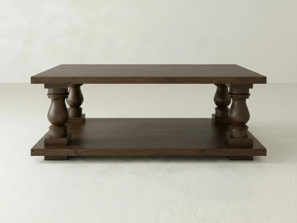 Vivien Coffee Table - Sable on Oak