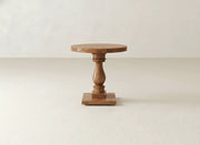 Vivien Side Table - Almond on Oak