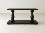 Vivien Sofa Table - Espresso on Oak